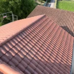 remplacement de la couverture par des tuiles en terre cuite