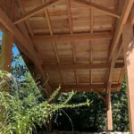 Charpente traditionnelle pour un abri à bois